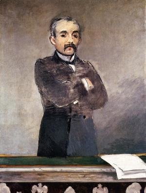 Portrait of Clemenceau at the Tribune