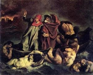 Edouard Manet - The Barque of Dante (after Delacroix)