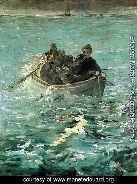 Edouard Manet - The Escape of Rochefort