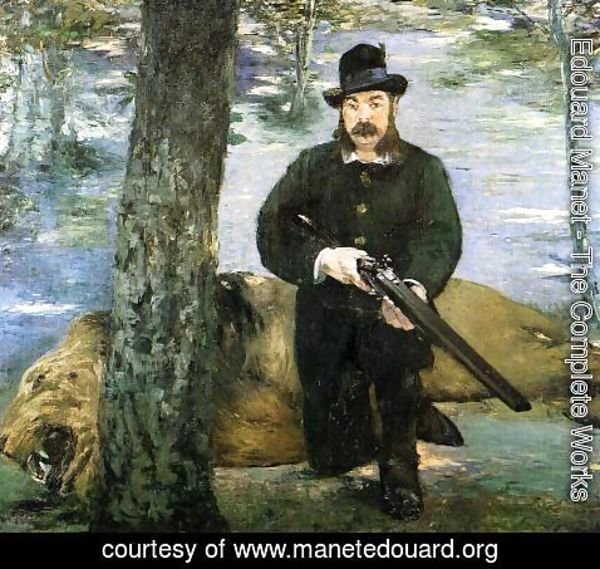 Edouard Manet - Portrait of M. Pertuiset, the Lion Hunter
