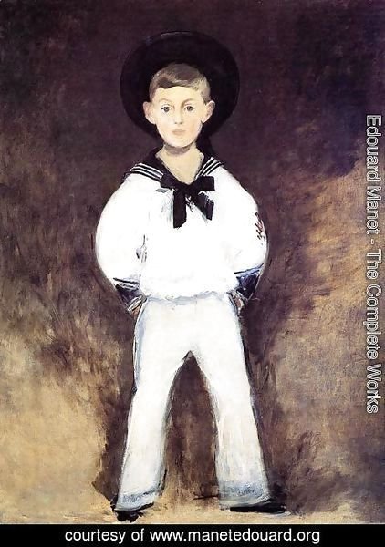 Edouard Manet - Portrait of Henry Bernstein as a Child