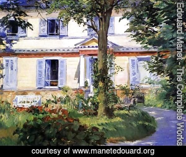 Edouard Manet - The House at Rueil
