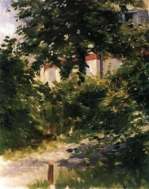Edouard Manet - A Path in the Garden at Rueil