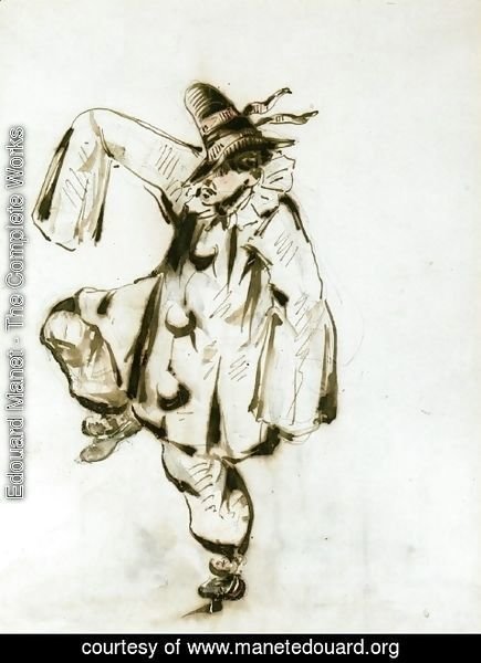 Edouard Manet - Pierrot Dancer