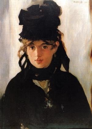 Edouard Manet - Portrait of Berthe Morisot