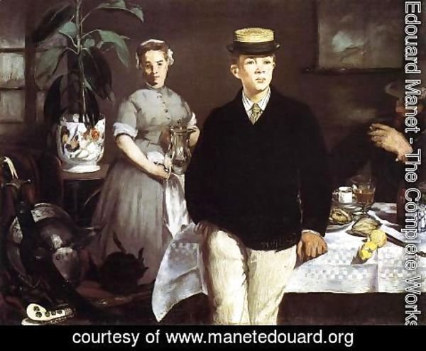 Edouard Manet - The Luncheon in the Studio