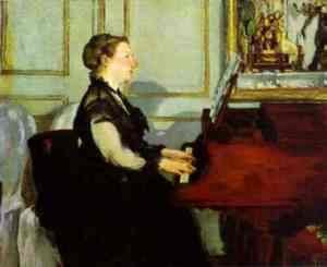 Edouard Manet - Madame Manet at the Piano