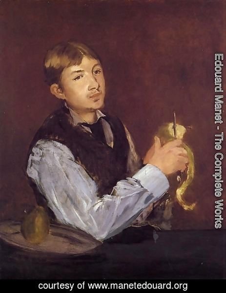 Edouard Manet - Portrait of Leon Leenhoff