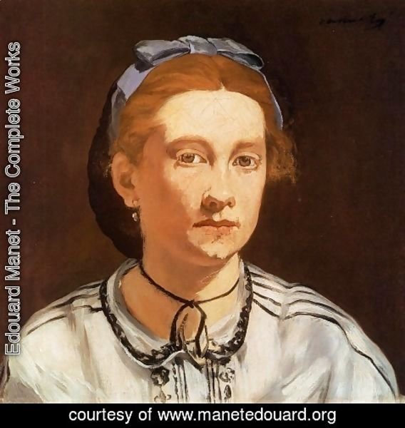 Edouard Manet - Portrait of Victorine Meurent