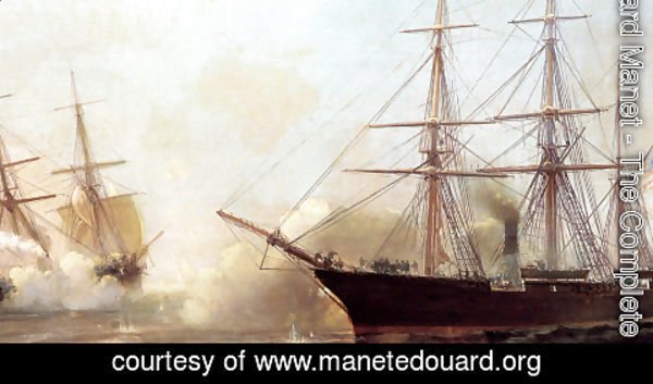 Edouard Manet - Sea fight