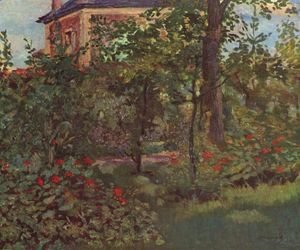 Edouard Manet - A corner in the garden of Bellevue