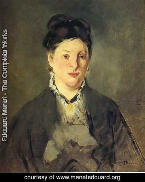 Edouard Manet - Portrait of Madame Manet