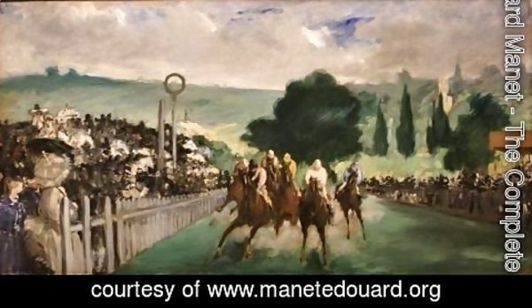Edouard Manet - The Races at Longchamp 2