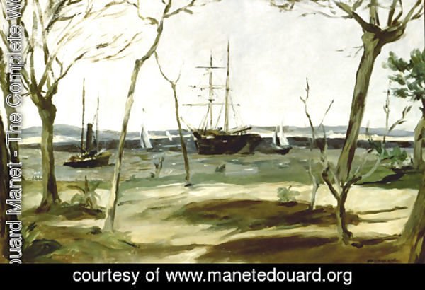 Edouard Manet - The Bassin d'Arcachon