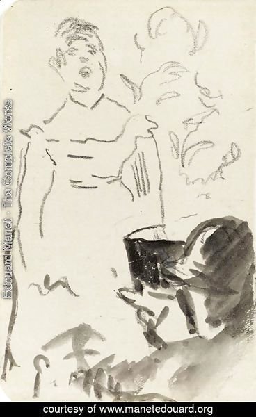 Edouard Manet - Chanteuse de cafe-concert 2