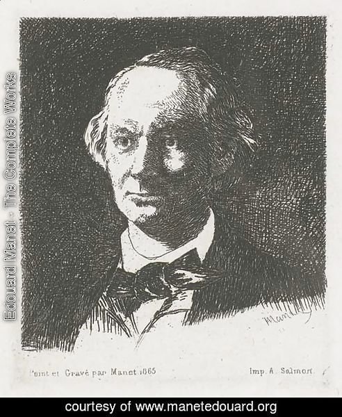 Charles Baudelaire, de face