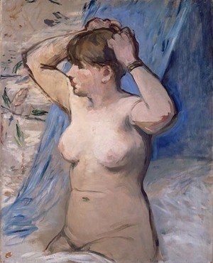 Edouard Manet - Femme nue se coiffant