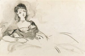 Edouard Manet - Femme tendue