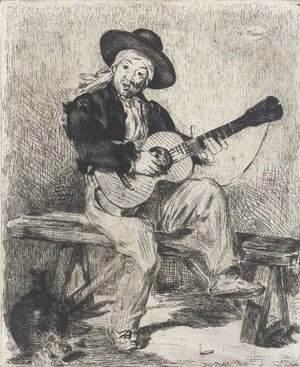Edouard Manet - Le chanteur espagnol