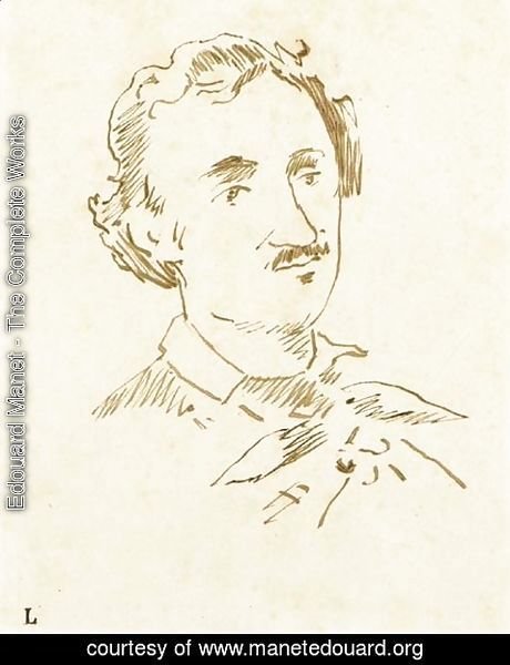 Edouard Manet - Portrait d'Edgar Allan Poe