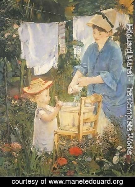 Edouard Manet - The laundry