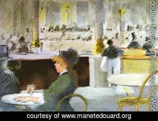 Edouard Manet - Interior of a Cafe 2
