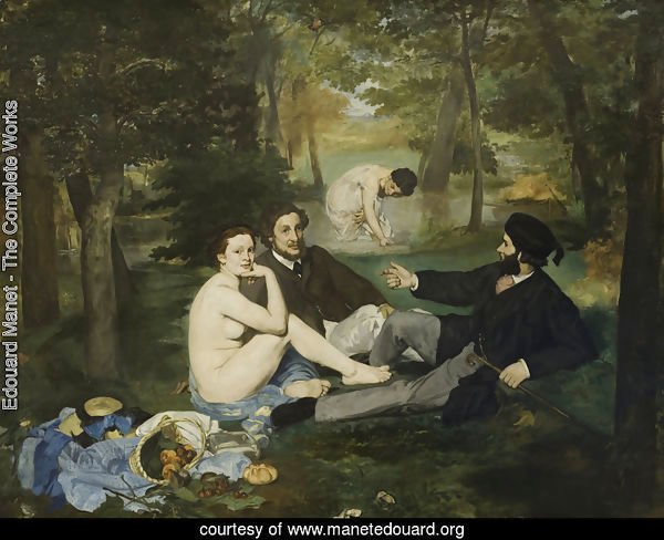 Le Dejeuner sur l'Herbe (The Picnic)  1863