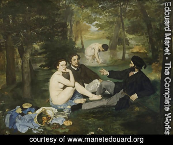 Edouard Manet - Le Dejeuner sur l'Herbe (The Picnic)  1863