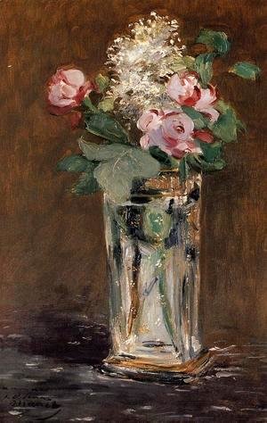 Edouard Manet - Flowers In A Crystal Vase