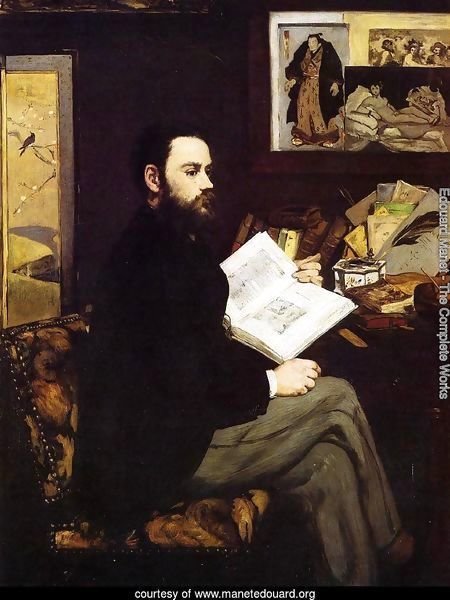 Portrait of Emile Zola  1868