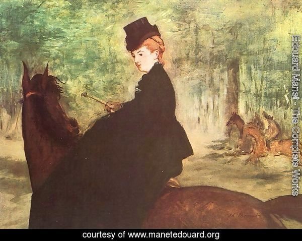 The Horsewoman  1875