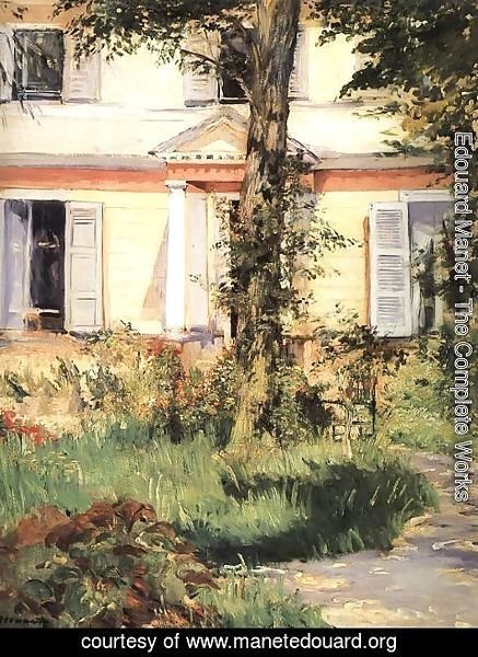 Edouard Manet - The House at Rueil 1882