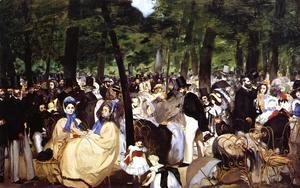 Edouard Manet - Music In The Tuileries Gardens