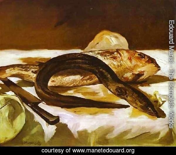 Still Life With Eel And Red Muller