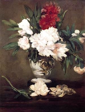 Edouard Manet - Peonies In A Vase