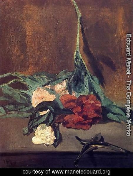 Edouard Manet - Peony Stem And Shears