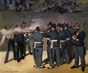 Edouard Manet - The Execution of the Emperor Maximilian  1867