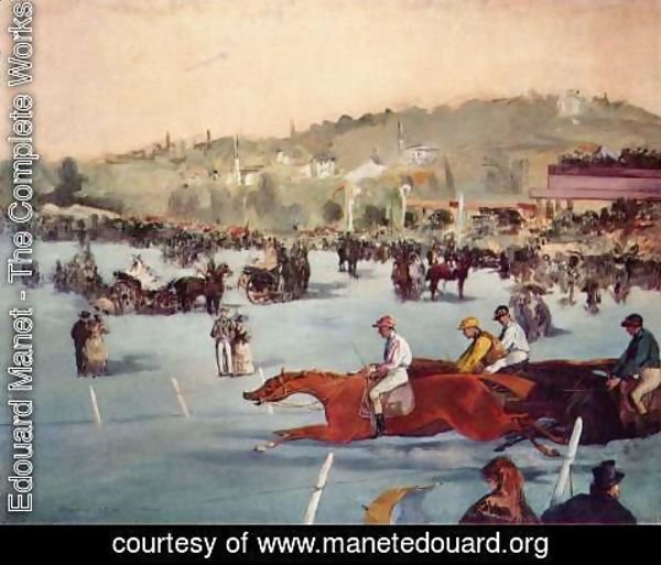 Edouard Manet - Racecourse In The Bois De Boulogne