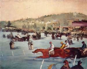 Edouard Manet - Racecourse In The Bois De Boulogne