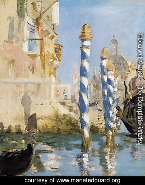 Edouard Manet - The Grand Canal   Venice