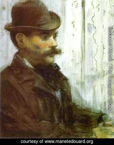 Man In A Round Hat   Alphonse Maureau