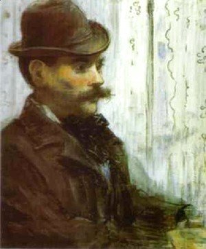Edouard Manet - Man In A Round Hat   Alphonse Maureau