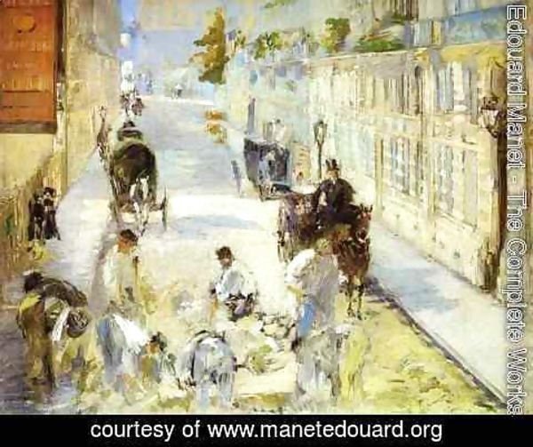 Edouard Manet - The Road Menders   Rue De Berne