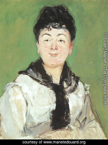 Portrait of a Lady with a Black Fichu  1878