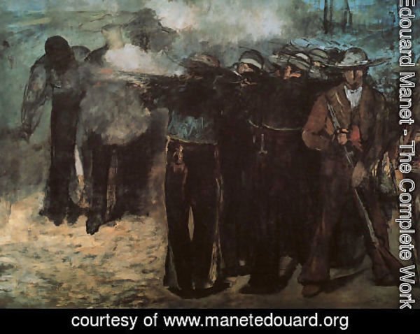 Edouard Manet - Study for "Execution of the Emperor Maximilian" 1867