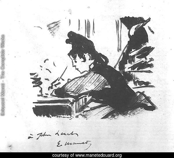 Woman Writing  1862-64